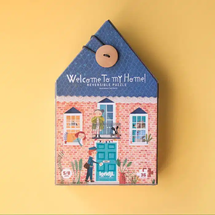Londji puzzle welcome to my home - yapboz- evime hoş geldin - görsel 1
