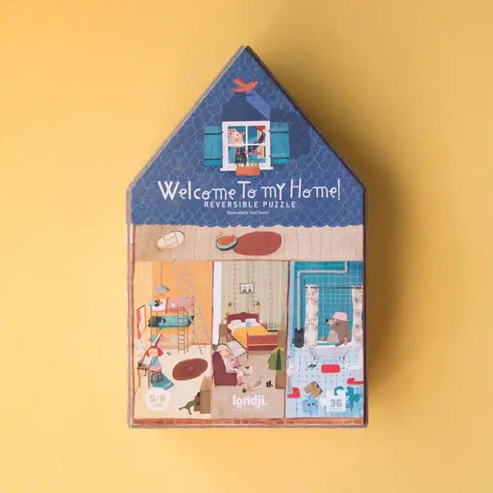 Londji puzzle welcome to my home - yapboz- evime hoş geldin - görsel 12