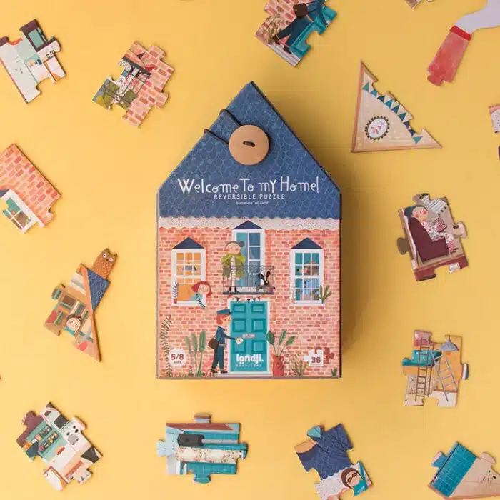 Londji puzzle welcome to my home - yapboz- evime hoş geldin - görsel 13