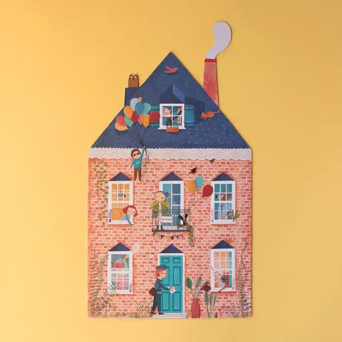 Londji puzzle welcome to my home - yapboz- evime hoş geldin - görsel 2