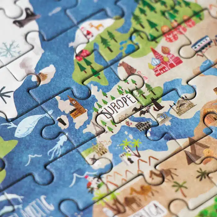 Londji pocket puzzle discover the world - cep yapbozu- dünyayi keşfedin - görsel 2