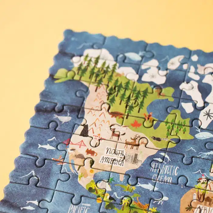 Londji pocket puzzle discover the world - cep yapbozu- dünyayi keşfedin - görsel 3