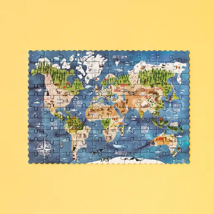 Londji pocket puzzle discover the world - cep yapbozu- dünyayi keşfedin - görsel 5