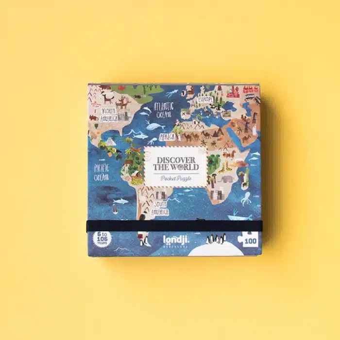 Londji pocket puzzle discover the world - cep yapbozu- dünyayi keşfedin - görsel 1