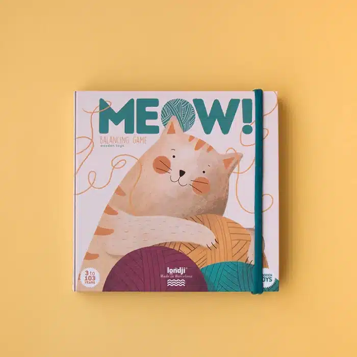 Londji wooden toy meow - tahta oyuncak miyav - görsel 3