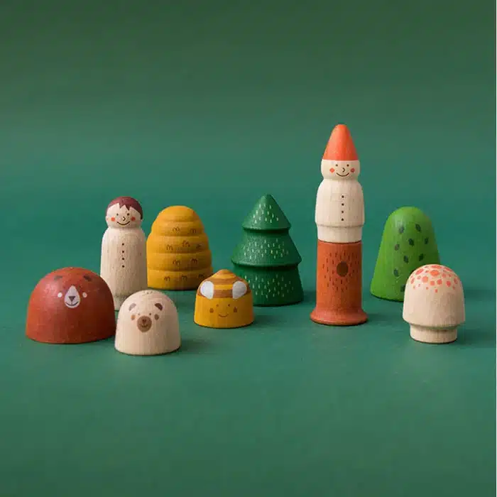 Londji wooden toys my wooden world forest ahşap oyuncaklar- ahşap dünyam orman - görsel 8
