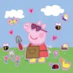 Mori Toys Dress-Up Reusable Sticker Set: Peppa Pig'in Tarzını Belirle 80 çıkartma 2 sahne - Görsel 5