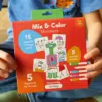 Mori Toys Mix & Color: Monsters - Karıştır Renklendir Canavarlar Puzzle - Görsel 6