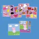 Mori Toys Dress-Up Reusable Sticker Set: Peppa Pig'in Tarzını Belirle 80 çıkartma 2 sahne - Görsel 9