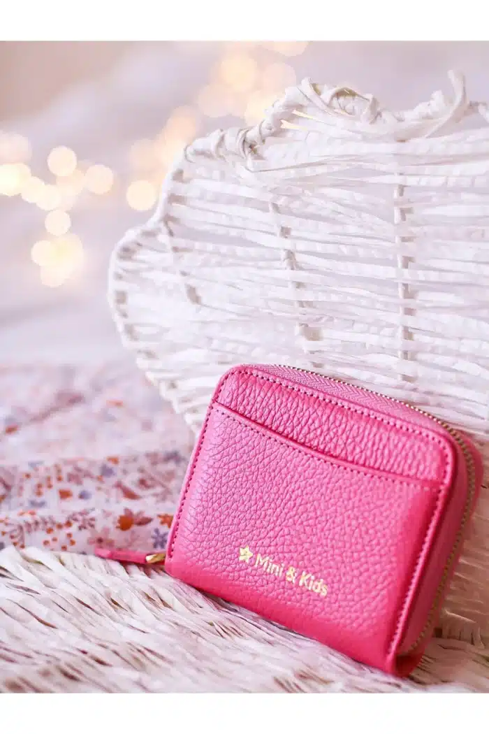 Mini and kids fermuarlı cüzdan | sugar pink - görsel 3