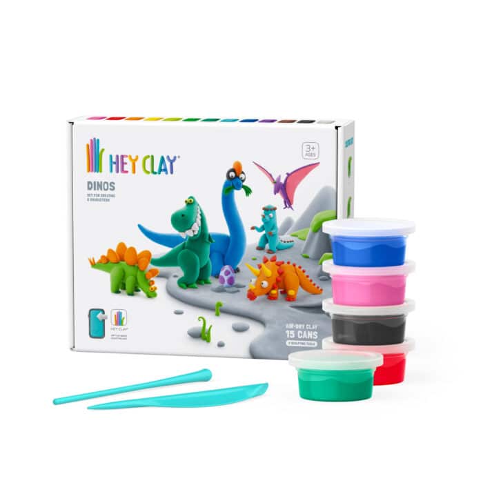 Hey clay hava i̇le kuruyan kil 15'li kutu - dinozorlar - görsel 5