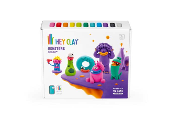 Hey clay hava i̇le kuruyan kil 15'li kutu - monsters - görsel 1