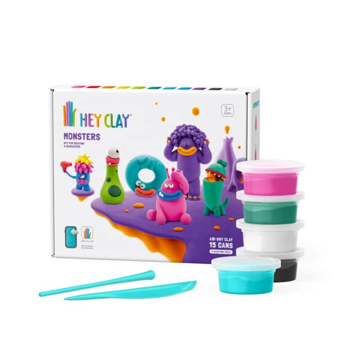 Hey clay hava i̇le kuruyan kil 15'li kutu - monsters - görsel 5