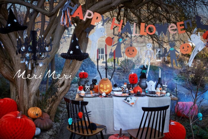 Meri meri - happy halloween garland - happy halloween asılan süs - görsel 3