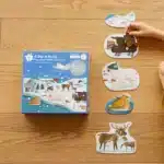 Mori Toys A Day in Arctic: 6 in 1 Puzzle (2-3-4-6-8-33 Parça Yapboz) ile Kuzey Kutbunu Keşfet - Görsel 5