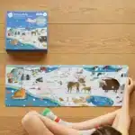 Mori Toys A Day in Arctic: 6 in 1 Puzzle (2-3-4-6-8-33 Parça Yapboz) ile Kuzey Kutbunu Keşfet - Görsel 3