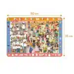 Mori Toys Brain Trainer Puzzle: Busy Restaurant 48 Parça Yapboz, Bulma, Sayma ve Eşleştirme Oyunu - Görsel 3