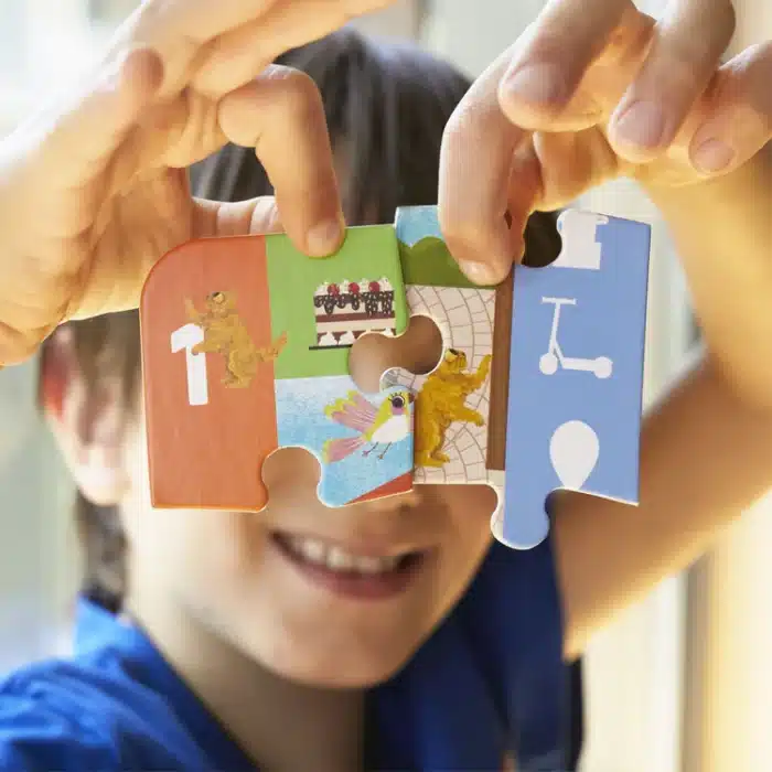 Mori toys brain trainer puzzle: farmers market 48 parça yapboz, bulma, sayma ve eşleştirme oyunu - görsel 3