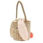 Meri Meri - Bunny Basket - Tavşan Hasır Çanta - Görsel 3