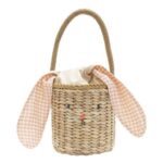Meri Meri - Bunny Basket - Tavşan Hasır Çanta