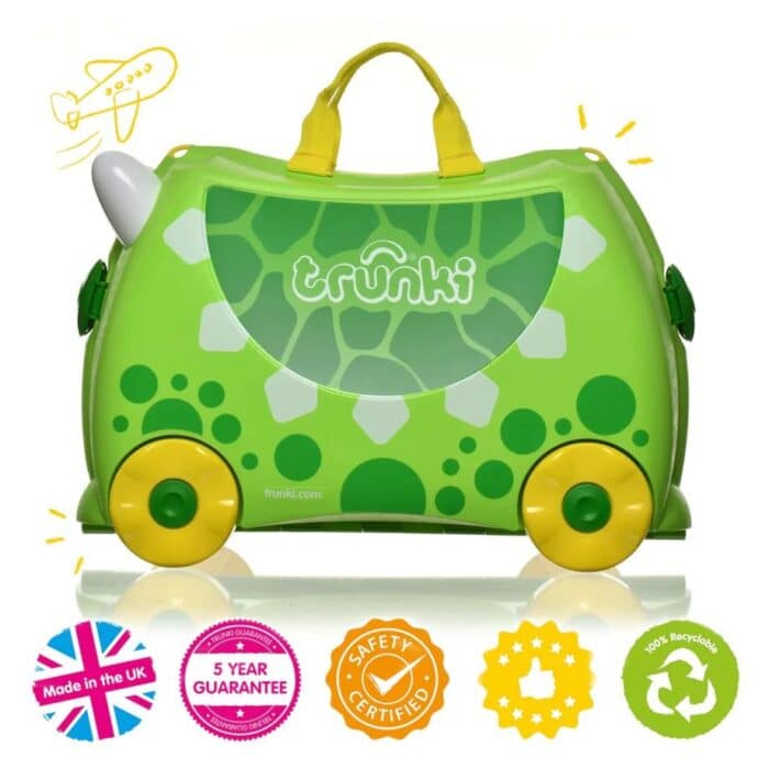 Trunki çocuk bavulu - dinozor dudley - görsel 2