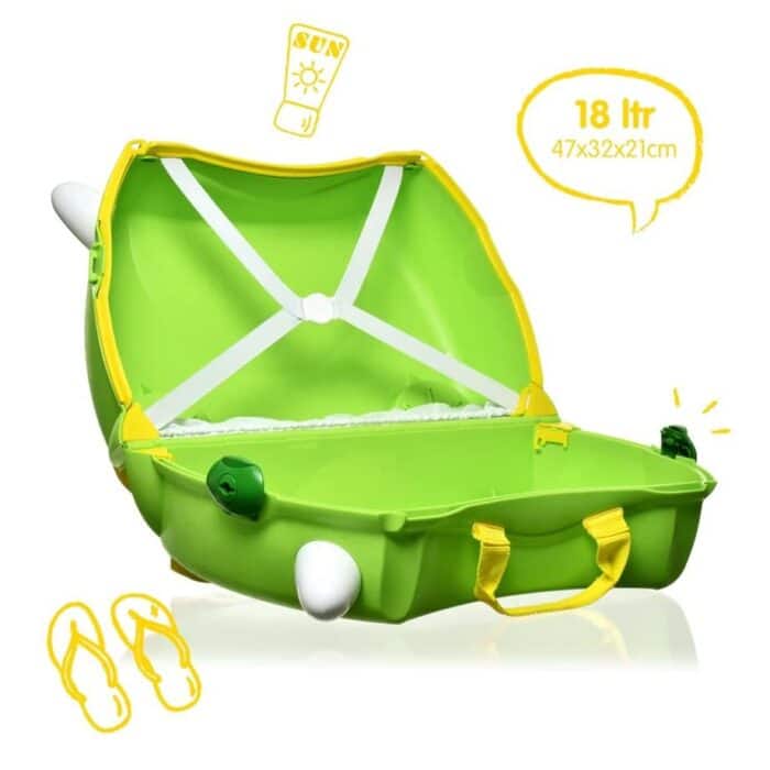 Trunki çocuk bavulu - dinozor dudley - görsel 3