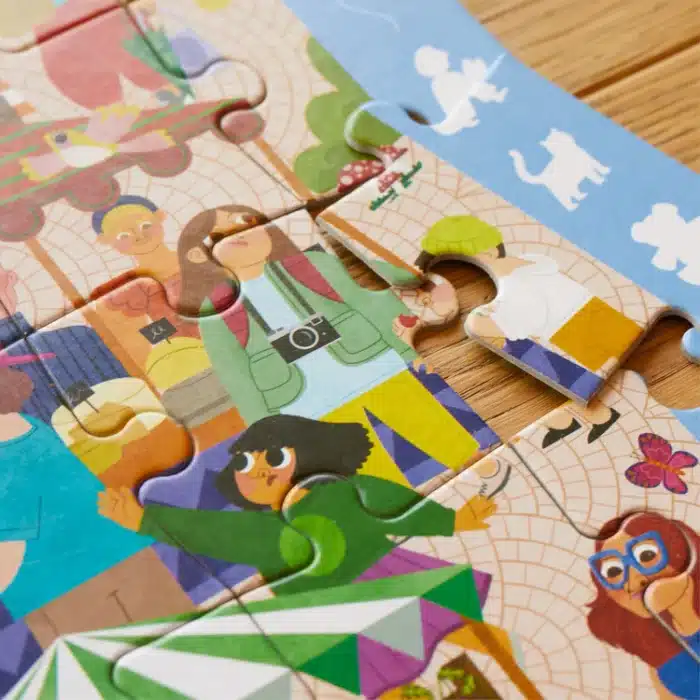 Mori toys brain trainer puzzle: farmers market 48 parça yapboz, bulma, sayma ve eşleştirme oyunu - görsel 5
