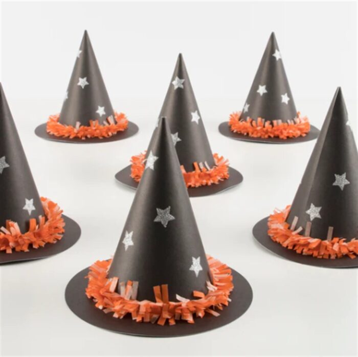 Meri meri - witch party hats - cadı şapkaları - 6'lı - görsel 2