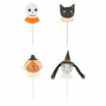 Meri Meri - Pumpkin Patch Party Picks - Halloween İkram Çubukları - 12'li - Görsel 2