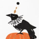 Meri Meri - Vintage Halloween Crow Napkins - Halloween Vintage Karga Peçete - Görsel 4