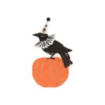 Meri Meri - Vintage Halloween Crow Napkins - Halloween Vintage Karga Peçete