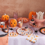 Meri Meri - Groovy Halloween Icon Dinner Plates - Cadılar Bayramı Karakterli Tabaklar (L) (8'li) - Görsel 2