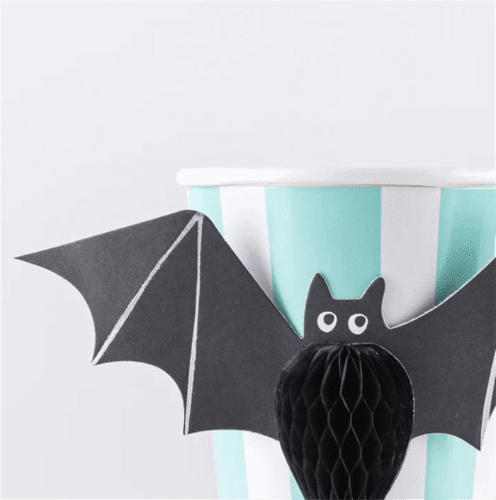Meri meri - halloween honeycomb cups - cadılar bayramı bardaklar (8'li) - görsel 2