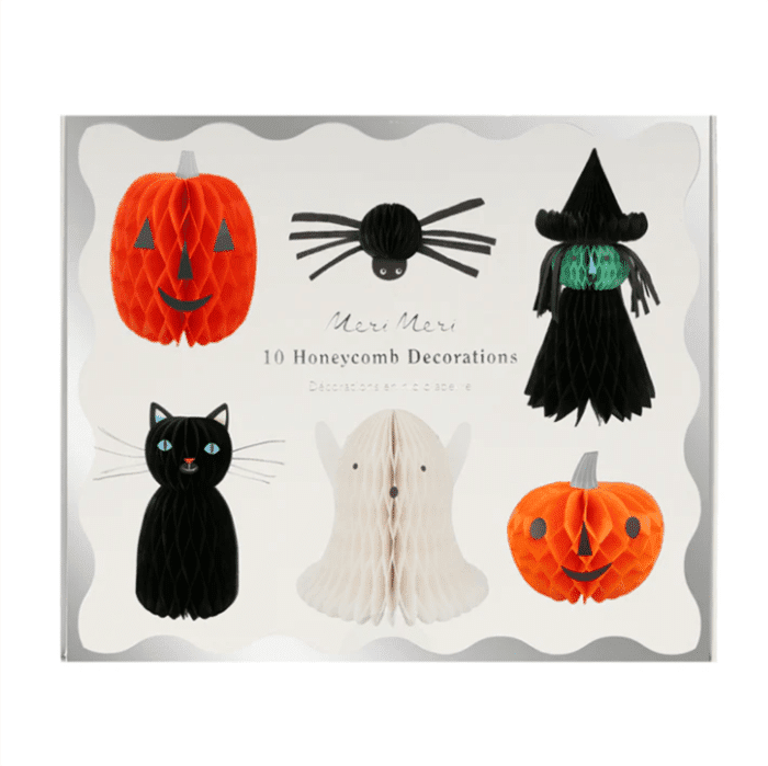 Meri meri - honeycomb halloween characters - hallweeon karakterleri (10'lu) - görsel 1