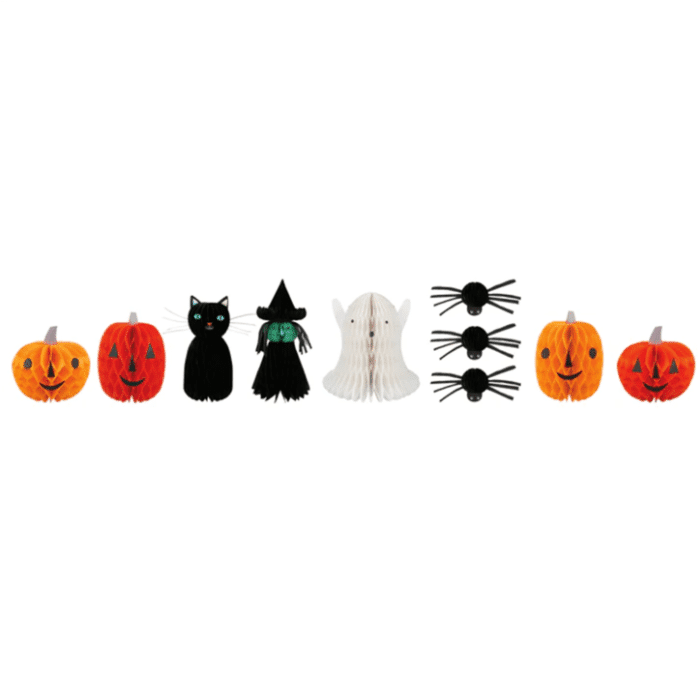 Meri meri - honeycomb halloween characters - hallweeon karakterleri (10'lu) - görsel 5