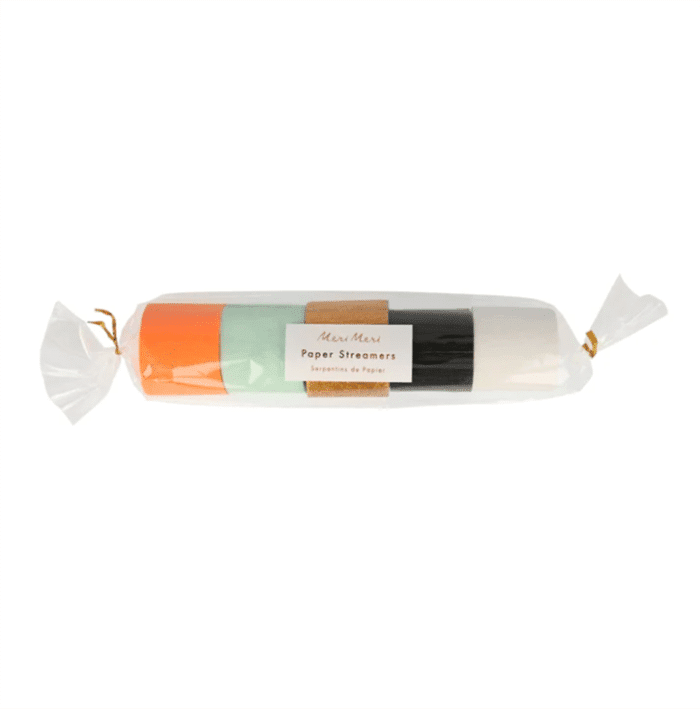 Meri meri - vintage halloween crepe paper streamers - halloween kağıt süsler - görsel 2
