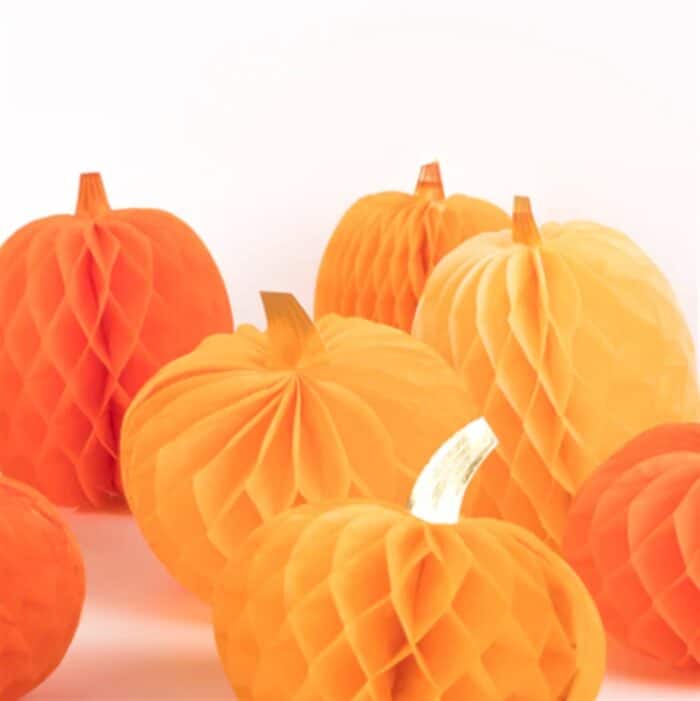 Meri meri - honeycomb pumpkins - petekli bal kabakları - 10'lu - görsel 2