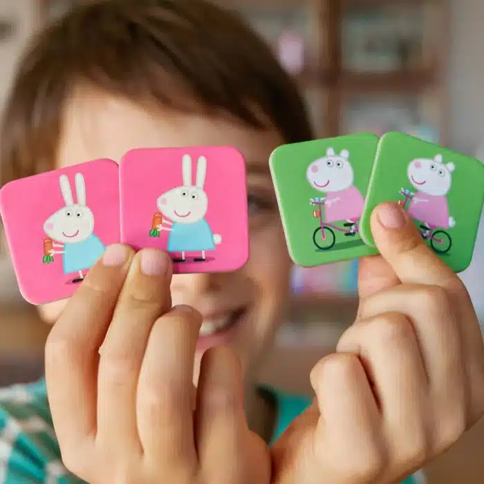 Mori toys memory card game - peppa pig ile 28 kartlı hafıza ve eşleştirme oyunu - görsel 3