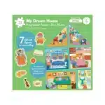 Mori Toys My Dream House: 6 in 1 Puzzle ( 2-3-4-6-8-10 Parça Yapboz) ile Hayalindeki Evi İnşa Et