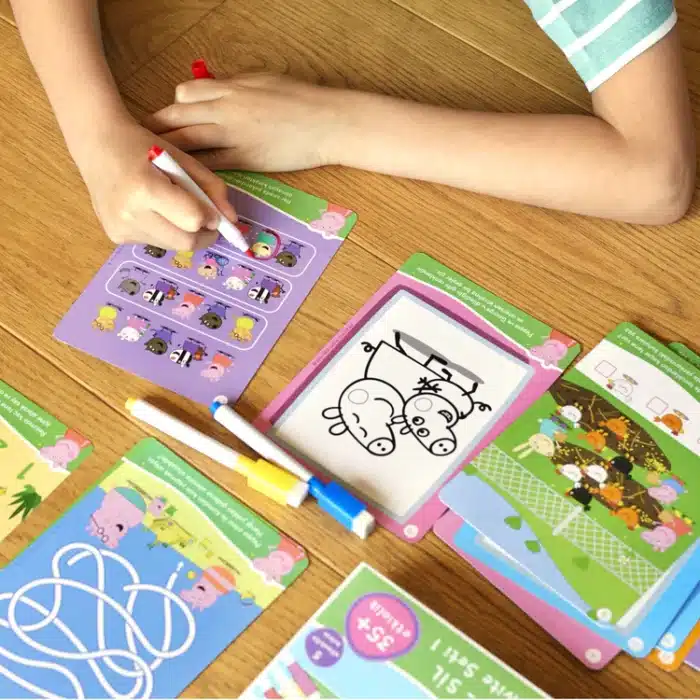 Mori toys peppa pig yaz - sil aktivite seti 1: matematiksel düşünme, görsel algı ve i̇nce motor becerileri - görsel 4