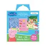 Mori Toys Peppa Pig Yaz - Sil Aktivite Seti 1: Matematiksel Düşünme, Görsel Algı ve İnce Motor Becerileri