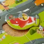 Mori Toys Vehicles Adventure: 18 Parça Yapboz ve 8 Cut-out Araç ile Taşıtları Keşfet - Görsel 5