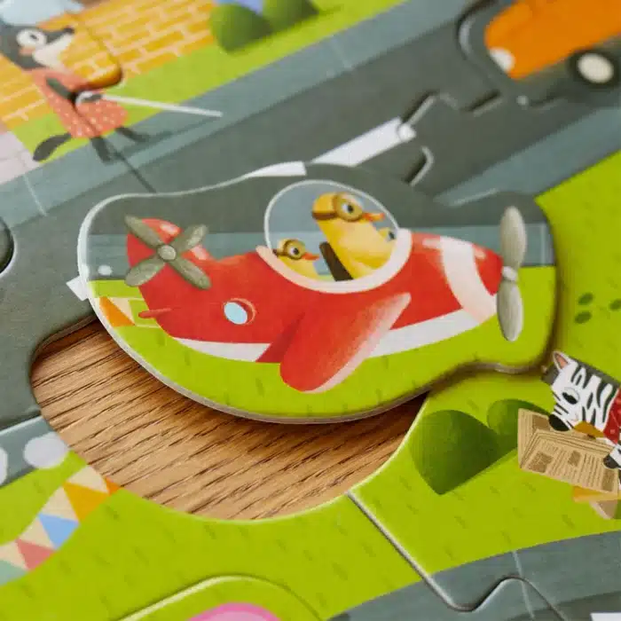 Mori toys vehicles adventure: 18 parça yapboz ve 8 cut-out araç ile taşıtları keşfet - görsel 5