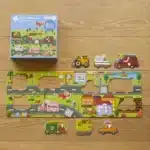 Mori Toys Vehicles Adventure: 18 Parça Yapboz ve 8 Cut-out Araç ile Taşıtları Keşfet - Görsel 6