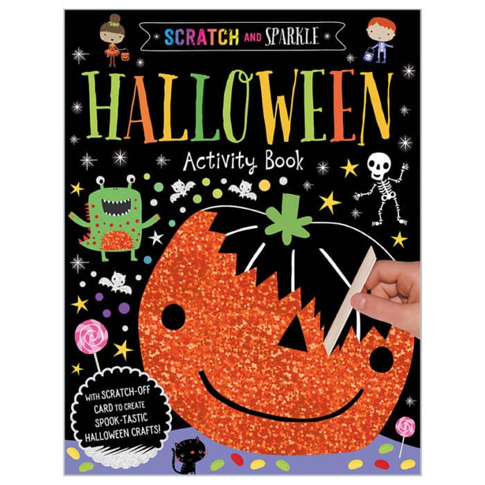 Make believe i̇deas-scratch and sparkle halloween activity book - görsel 1