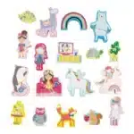 FLOSS & ROCK Ahşap Figürlü Oyun Kutuları/Rainbow - Görsel 5
