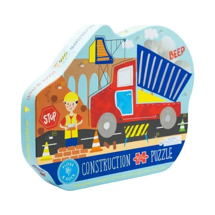 Floss & rock 40 parça “i̇nsaat arabası” şekilli yap-boz / construction - görsel 2