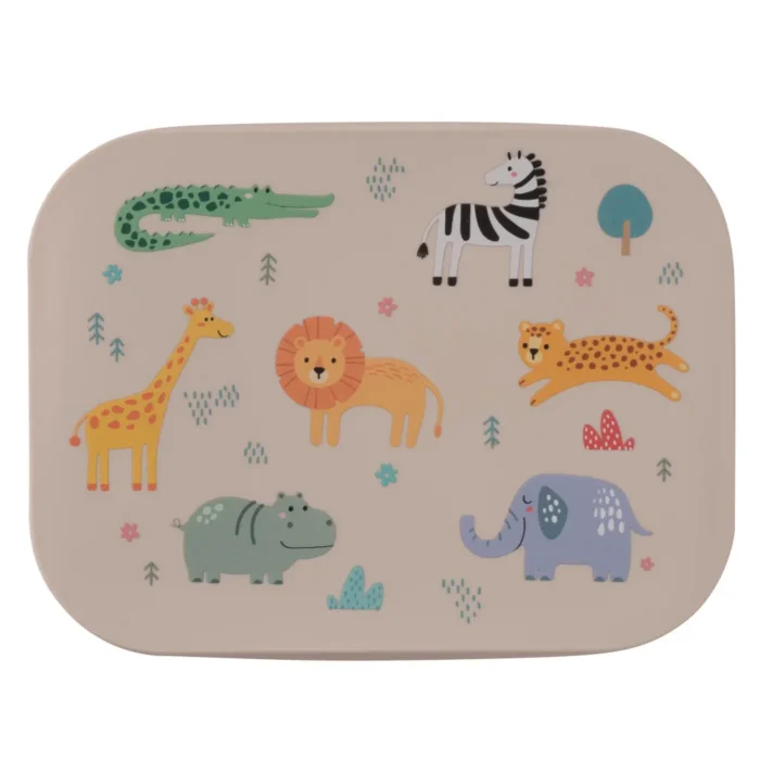 7534 safari little lund lunch box lid 2