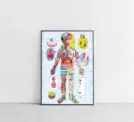 OMY Sticker Poster - My Body - Görsel 2