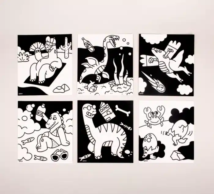 Omy velvet coloring / i̇lk boyamalarım - dinos - görsel 3